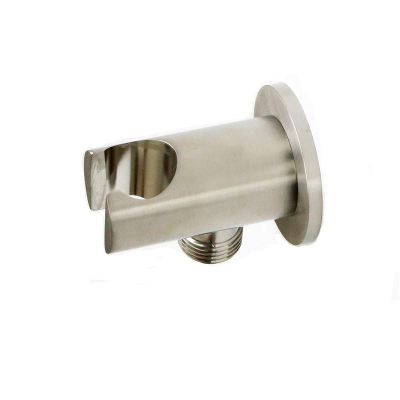 Weirun Shower Wand Holder Wall Mount,Hand Held Shower Holder with Hose Connector for Shower System Faucet Set,Handheld Shower Handle Sprayer Holder Attachment,Shower Hose Adapter, Brushed Nickel - Image 1